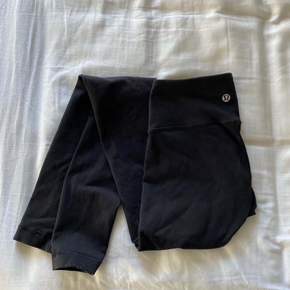 Black lululemon leggings - Picture 2 of 4